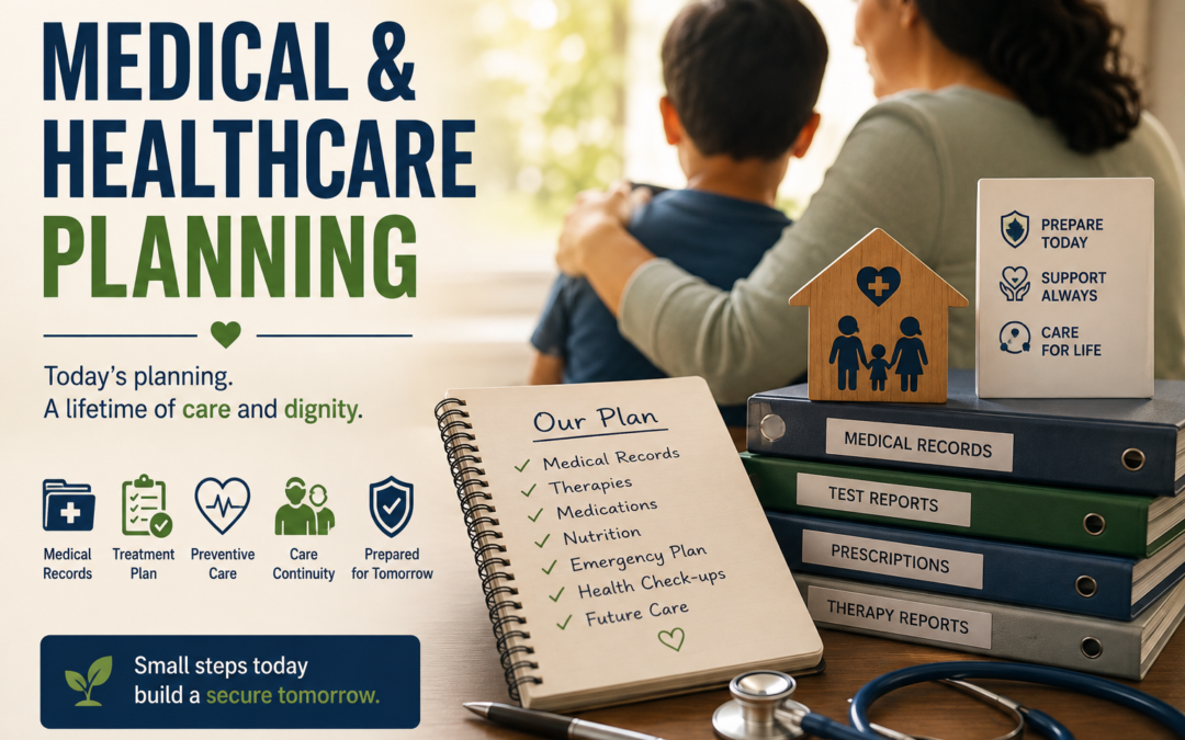 Healthcare planning by families with neurodiverse children